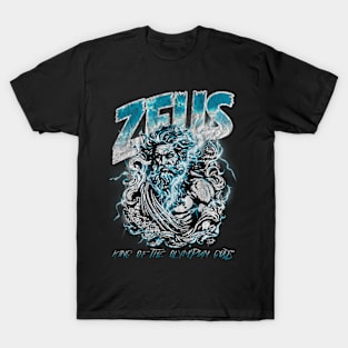Zeus comic book style grunge design T-Shirt